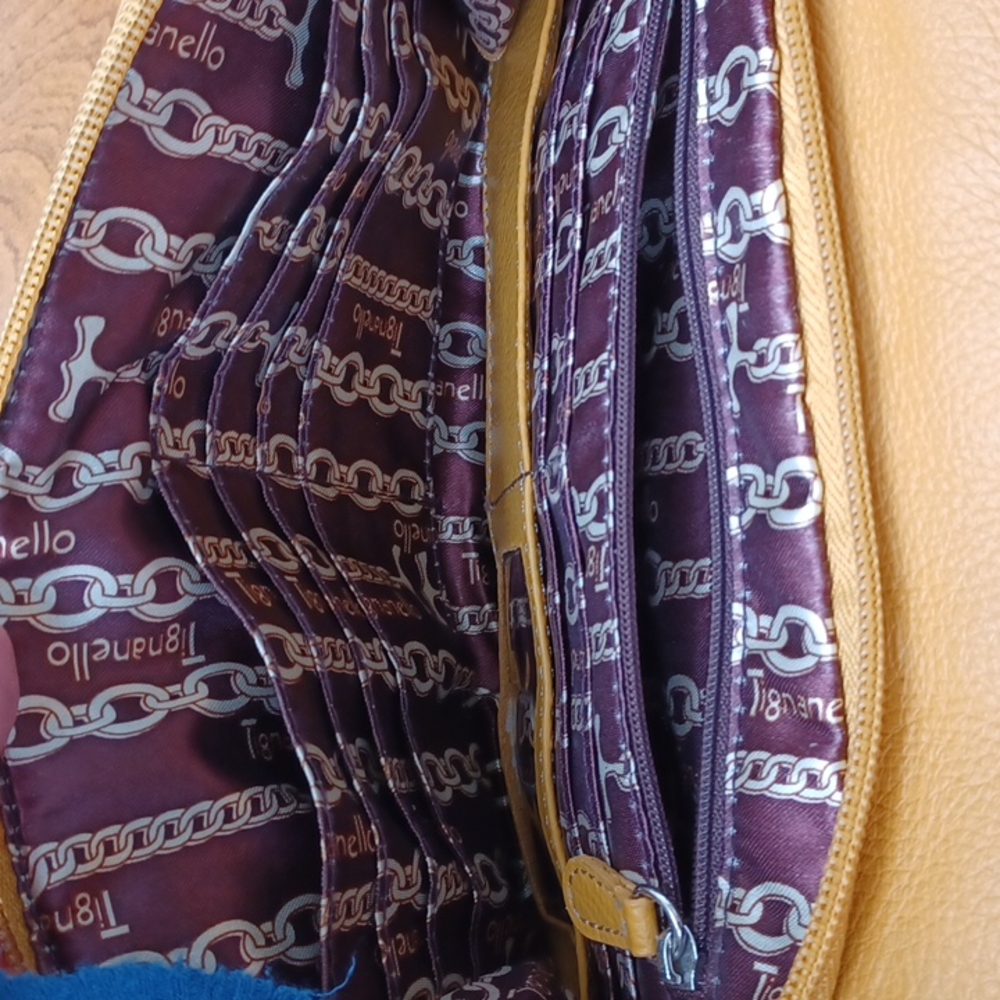 Vintage Tignanello Leather Crossbody Purse - Picture 5 of 11